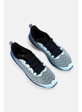 361 Degrees Women Lace Up Training Shoes, Teal Blue  - Image 4