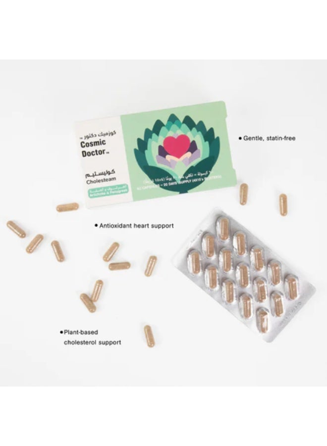 Cosmic Doctor Cholesteam – Food-Based Support for Healthy Cholesterol Levels (Doctor Curated) - Image 3