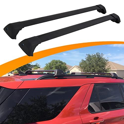 Snailfly Crossbars Customized for 20202025 Ford Explorer Black Adjustable Roof Racks Cross Bars with Lock