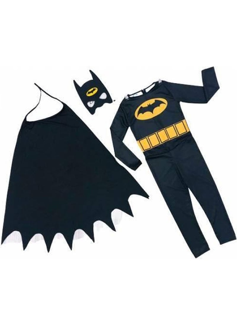 Batman Boy Costume Cloak Masked 