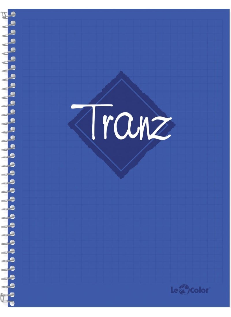 Le Color - 4-Piece School Notebook Set A5 Tranz Square 200 Pages PP Cover - Image 1