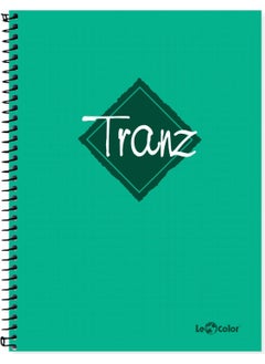 Le Color 4-Piece School Notebook Set A5 Tranz Square 200 Pages PP Cover  - Image 2