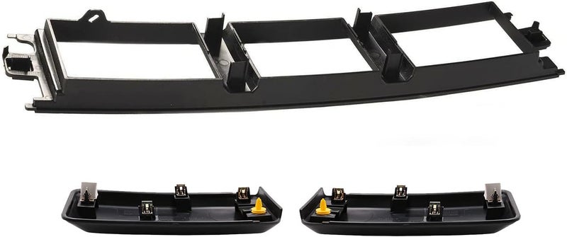 KYYET Front Bumper Guards Pads Inserts End Caps & Lower Center Grille Cover Trim Panel for 2018-2020 Ford F150 - Image 3