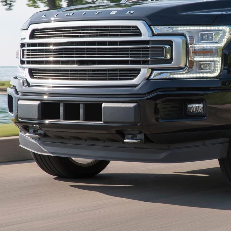 KYYET Front Bumper Guards Pads Inserts End Caps & Lower Center Grille Cover Trim Panel for 2018-2020 Ford F150 - Image 5