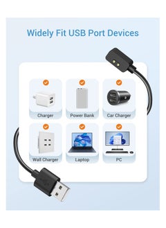 2Pcs Magnetic Charging Cable Compatible with Xiaomi Redmi Watch 3/Redmi 2 Lite/Redmi Smart Band Pro/Mi 7 Pro, Portable Replacement Dock 3.3FT/1M USB Charge Cord - pzsku/ZFA1C781B33EFD6D32DECZ/45/_/1709797277/be45eaff-6d48-48ea-8f26-ff1cf8232013