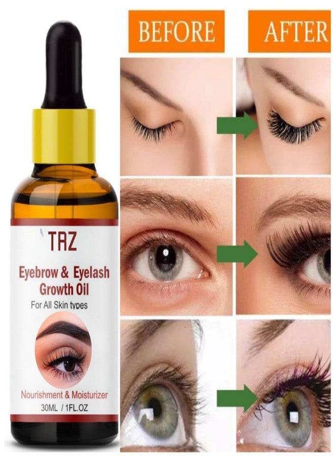 TRZ Eyebrow & Eyelash Oil for Fuller, Thicker Brows 30ml Pack Of 1 - Image 2