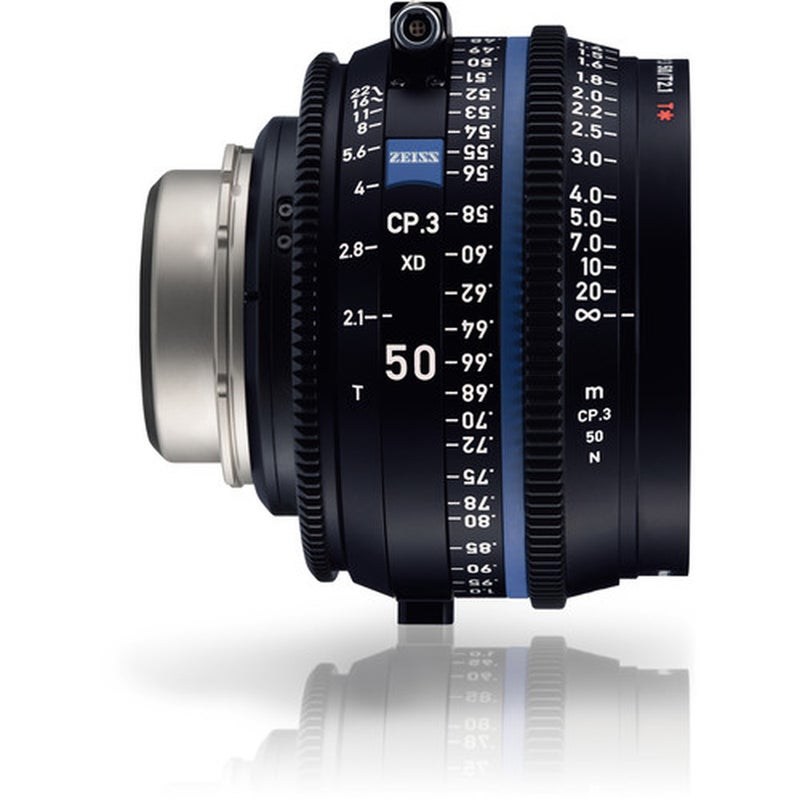 Zeiss CP.3 XD 50mm T2.1 Compact Prime Lens (PL Mount, Meters) - Image 2