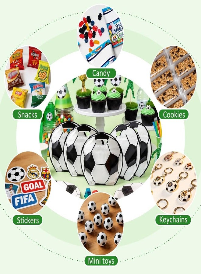 Shintop 30pcs Soccer Snack Bags, Plastic Goodie Bags with Handles Stand-Up Zip Seal Party Favors Pouches for Team Gifts, Game Day Treats, & Celebrations - Image 4