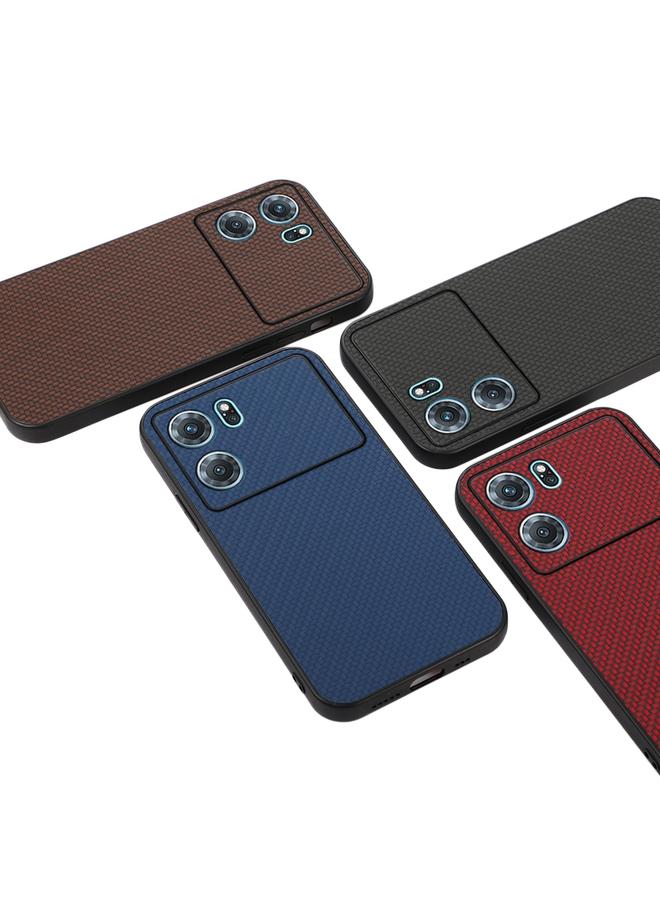 S-TOP Case For OPPO K10 5G Accurate Hole Carbon Fiber Texture PU Phone Case - Image 4