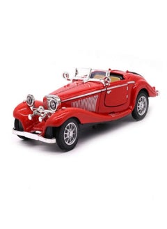 die cast 1:28 Scale Pullback Diecast Metal Antique Classic Model Cars Collectible Toy Gifts (Red,Length 6.5in/16.8cm)  - Image 1
