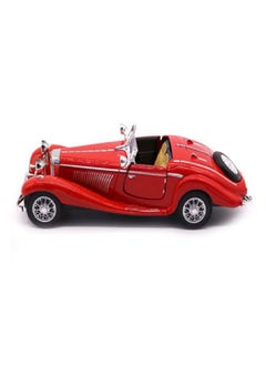 die cast 1:28 Scale Pullback Diecast Metal Antique Classic Model Cars Collectible Toy Gifts (Red,Length 6.5in/16.8cm)  - Image 4