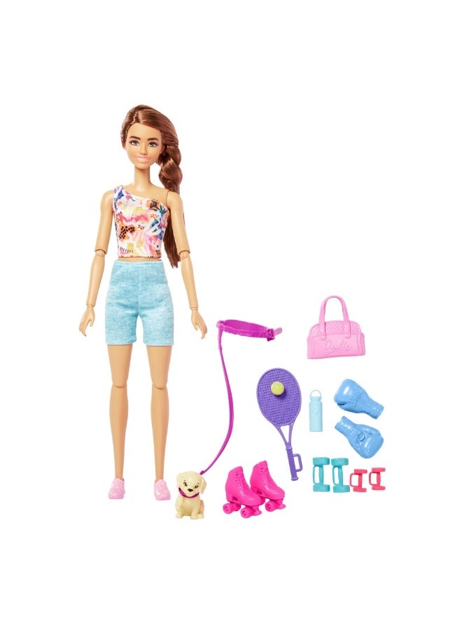 BarbieWellness Barbie in WorkoutOutfit wPuppy - Image 2