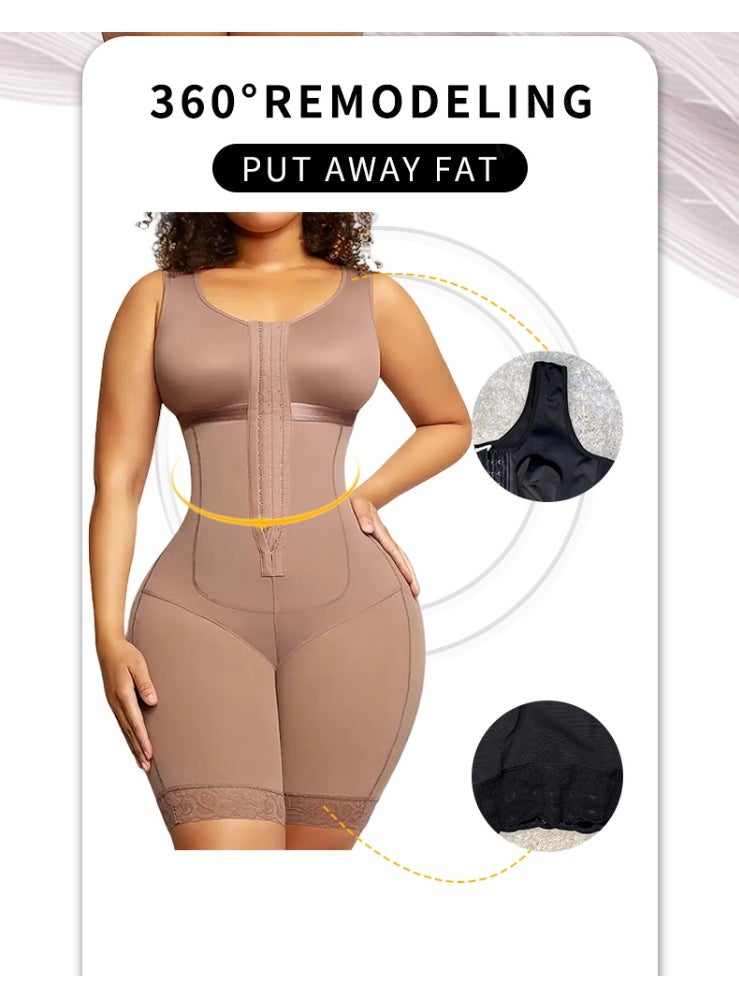 general SHAPERX Women's Fajas Colombianas Tummy Control Shapewear Postpartum Full Body Shaper Butt Lifter Bodysuit - Image 5
