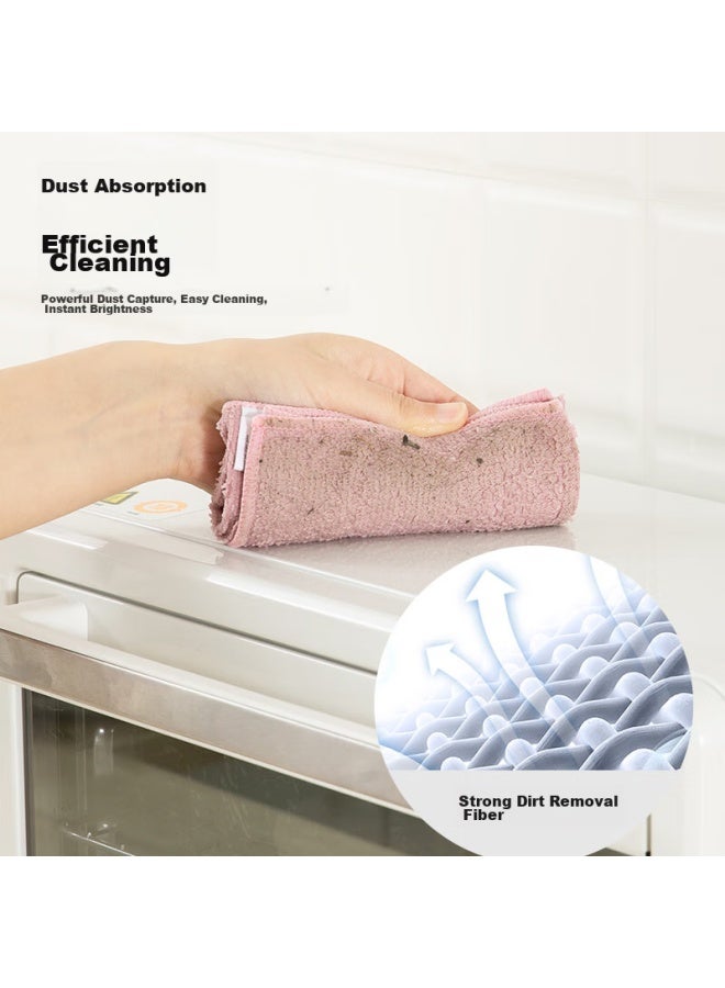 JD.com Jd Jingzao Multi-purpose Cleaning Cloth, Microfiber Wiping Cloth, Absorbent Cleaning Cloth For Removing Oil Sta , 10-pack - Image 5