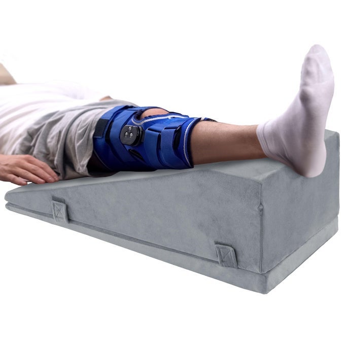 LEG ELEVATION PILLOWS FOR AFTER SURGERY ADJUSTABLE HEIGHT KNEE SURGERY RECOVERY EQUIPMENT KNEE REPLACEMENT RECOVERY AIDS FOR HIP ANKLE PAIN RELIEF PATENT PENDING SINGLE LEG