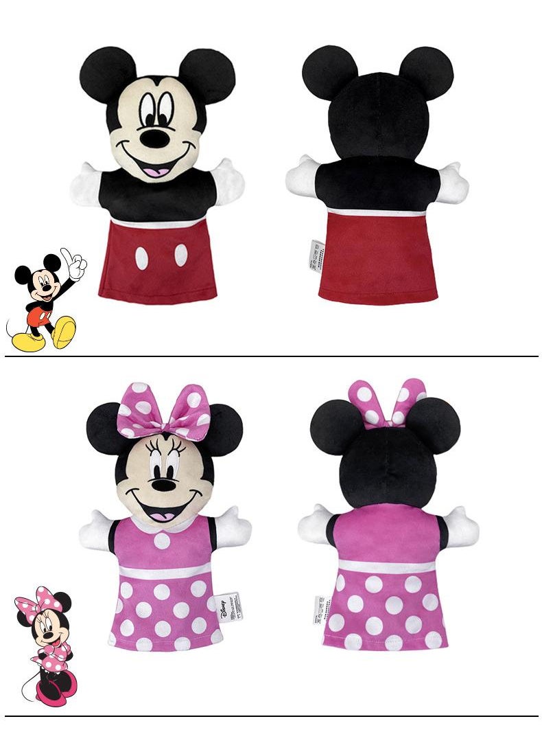 Y&D - 1 Piece Disney Minnie Hand Puppet Parent Child Interactive Plush Toy Role Playing - Image 1