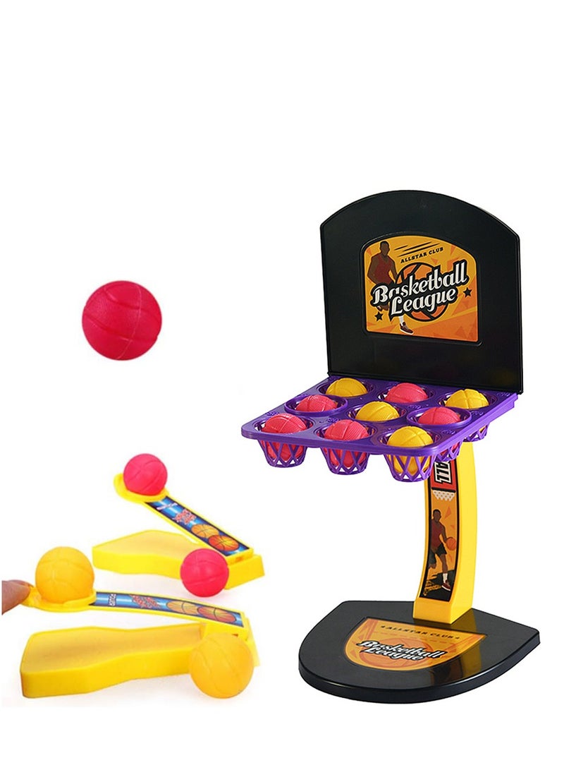 Sharpdo Tabletop Basketball Hoop Toy Mini Finger Shooting Sport Game Table Top Fun Arcade Activity Toy for Children Kids 