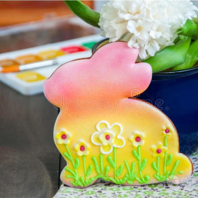 TUZICAKE Easter Cookie Cutters  4pcs Holiday Themed Cutter Carrot Egg Bunny Rabbite Cookie Cutter  Stainless Steel Biscuit Cutters - Image 4