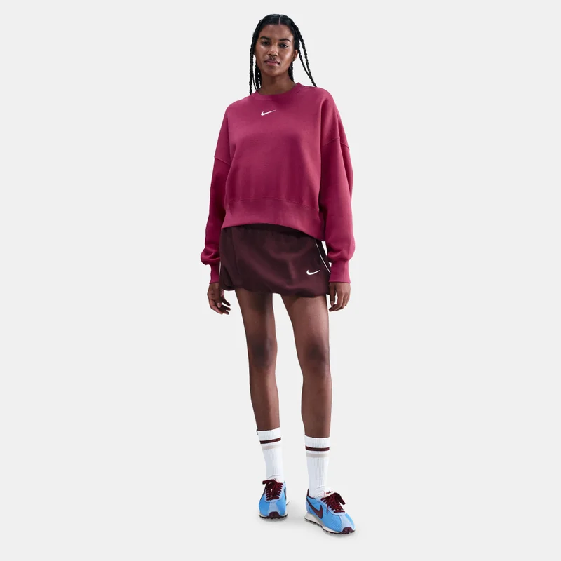 Nike Pink Women's Sportswear Phoenix Fleece Sweatshirt for Women | Best Price UAE