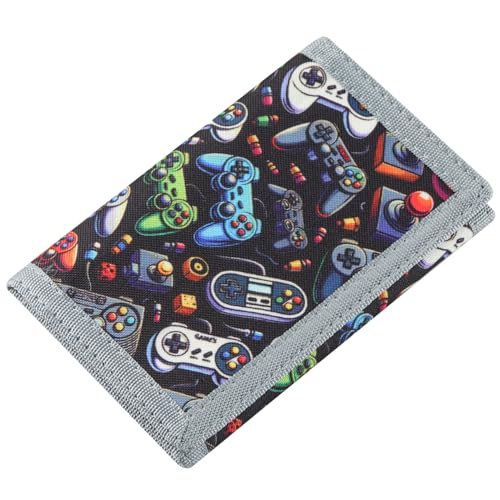 Lamiza Kids Wallet for Boys & Girls w/Coin Pocket, Video Game Toddler Wallet for Ages 4-12, Perfect for Christmas/Birthday Gifts - Image 1