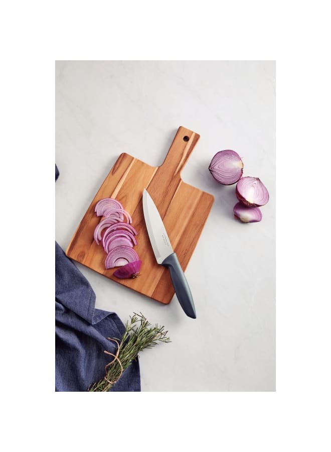 TRAMONTINA TRAMONTINA Plenus Chef Knife – 6-Inch Stainless Steel Blade – Gray Handle – Sharp, Ergonomic & Versatile for All Cooking Needs  - Image 3