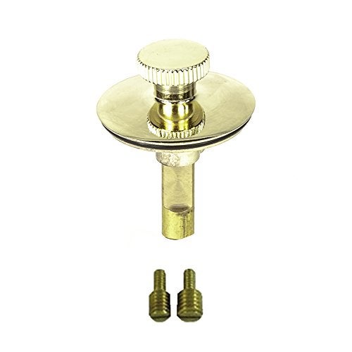 PermaFLOW Universal Lift n Turn Twist Close Bath TubBathtub Drain Stopper Includes 38 and 516 Fittings - Image 1