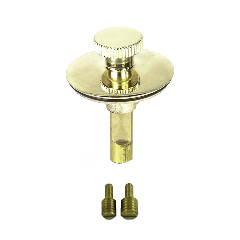 PermaFLOW Universal Lift n Turn Twist Close Bath TubBathtub Drain Stopper Includes 38 and 516 Fittings - Image 2