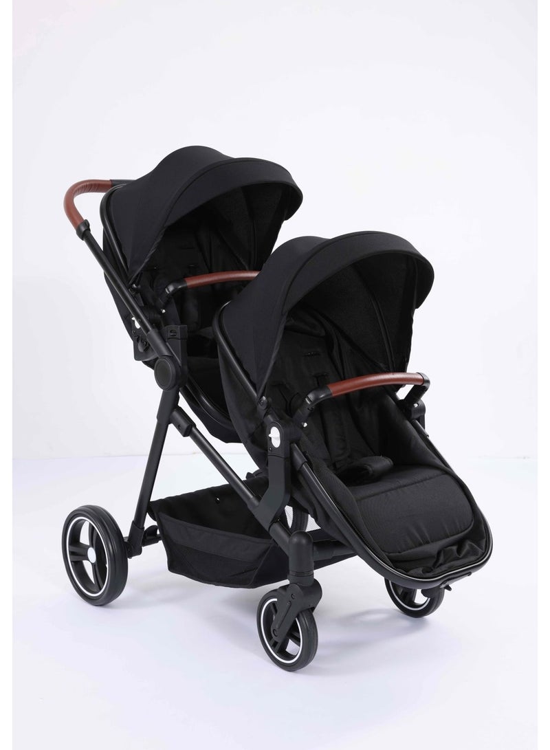 umbrella stroller umbrella twins snicker -black - Image 2