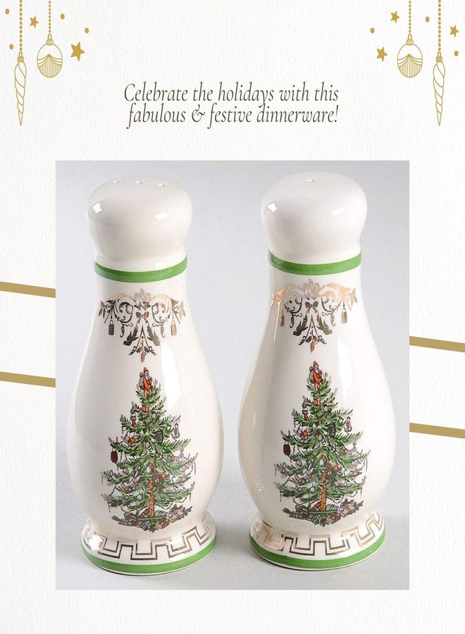 Spode Christmas Tree Gold Salt & Pepper Shaker Set (2-Piece) - Holiday Kitchen & Table Décor - Festive Home Accent, Christmas Gift, Stocking Stuffer for Friends & Holiday Enthusiasts - Image 5