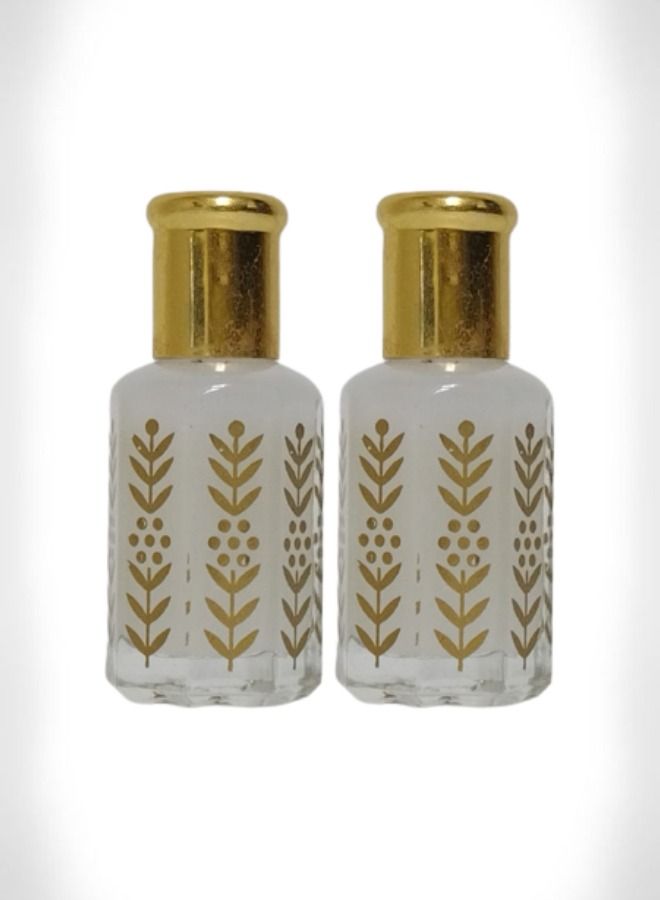 2 قطع مسك ابيض 12 مل