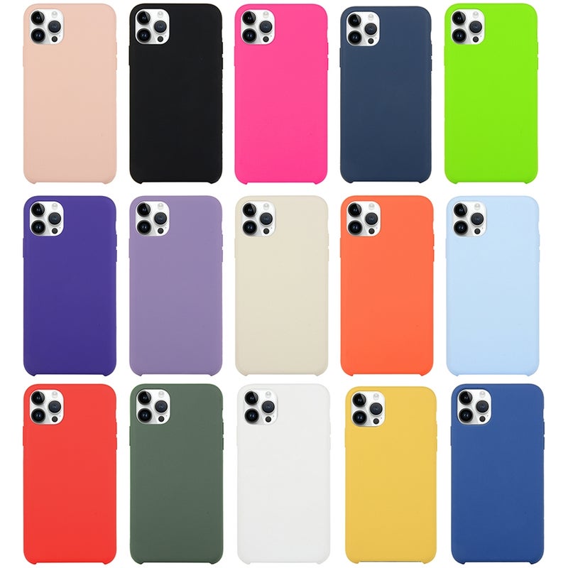 HuHa Protective Cover Solid Silicone Phone Case For iPhone 16(Blue) - Image 2
