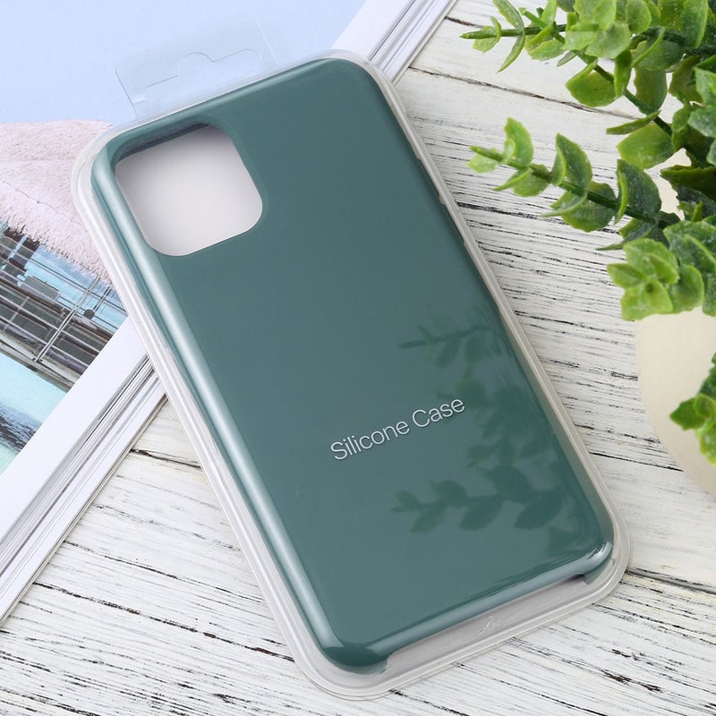 HuHa Protective Cover Solid Silicone Phone Case For iPhone 16(Blue) - Image 5