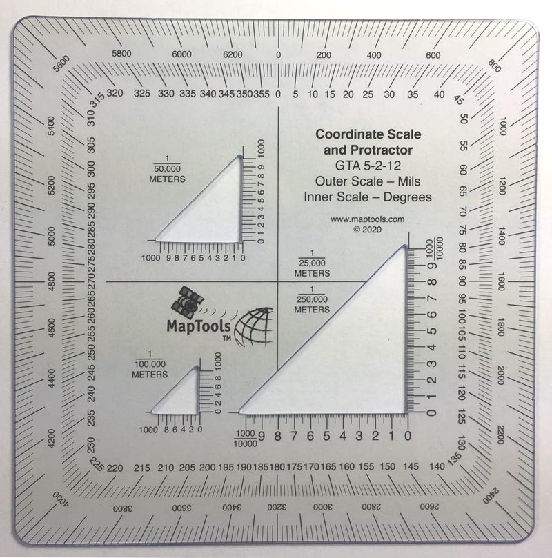 MapTools Military Style UTM/MGRS Coordinate Scale - Image 1