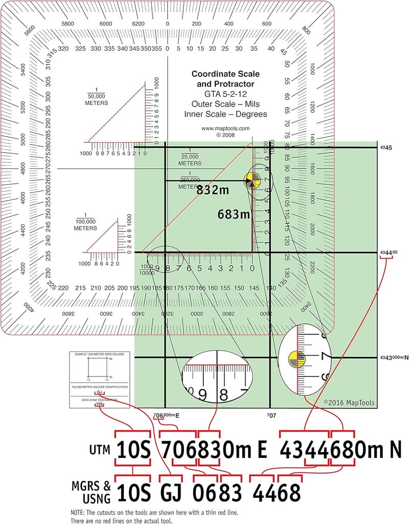 MapTools Military Style UTM/MGRS Coordinate Scale - Image 4