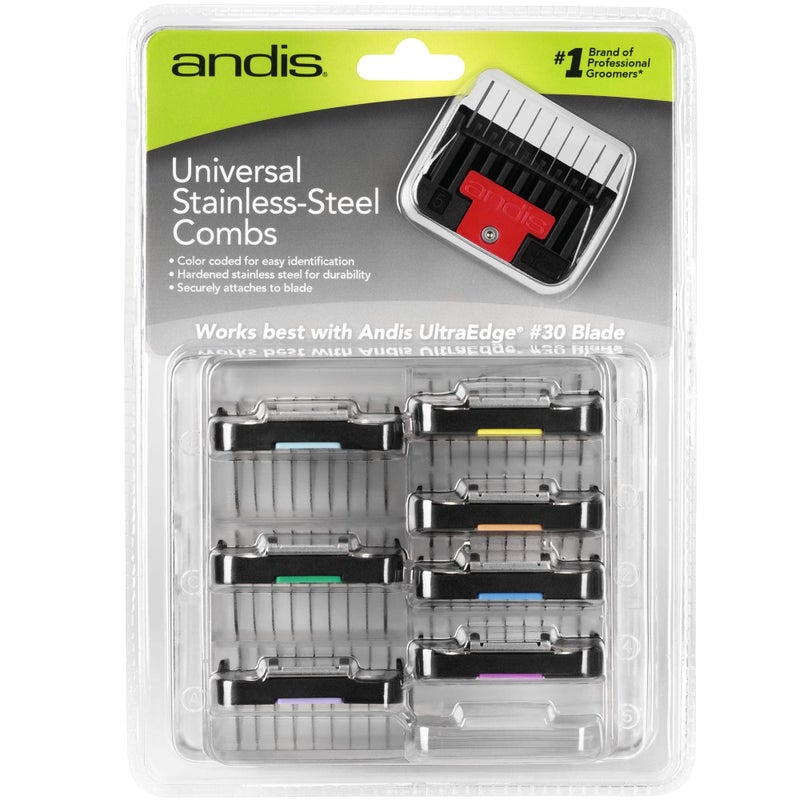 Andis - Set of stainless steel lifting combs 8 - Image 1