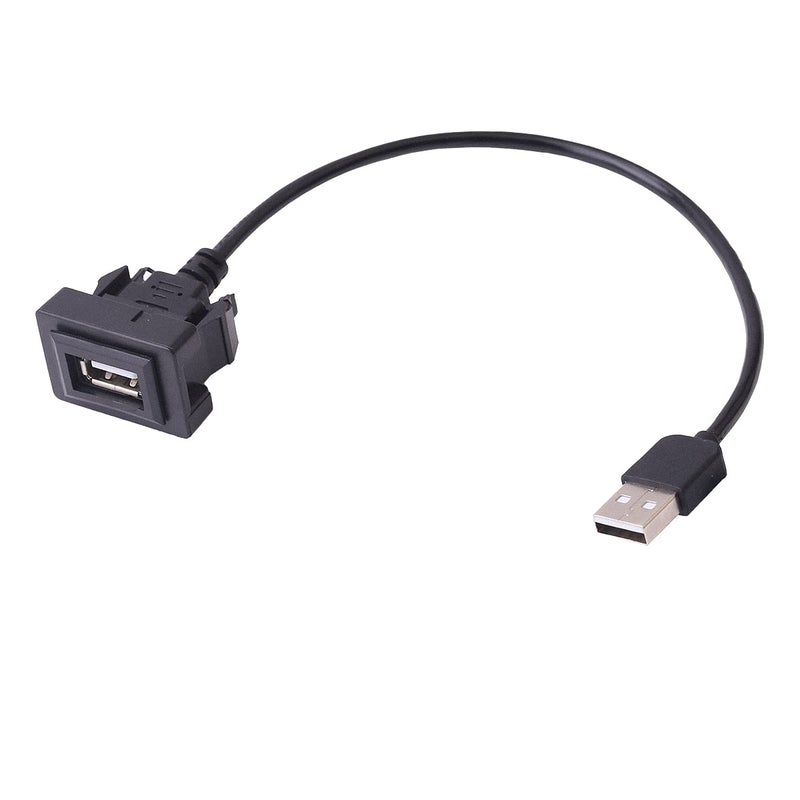 OCESTORE USB Port Panel Extension Cable Adapter Compatible with Camry RAV4 Corolla Highlander Bully Vios ALTIS USB Port Cable Car Dash Flush Mount (35 24mm) - Image 5