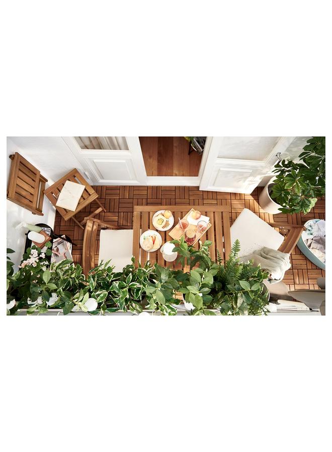 زبون طاولة خارجية، لون بني فاتح، 75×63 سم - Image 4