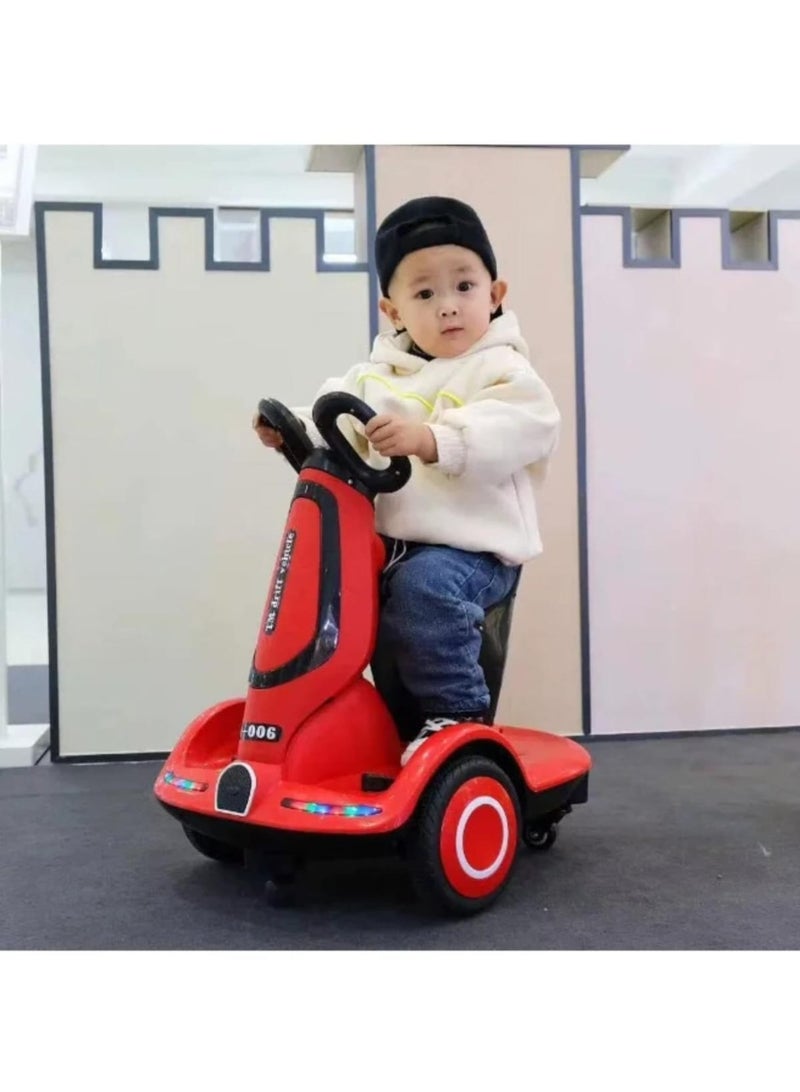 سيارة أطفال كهربائية حديثة ومتطورة بتصميم مبتكر مع ريموت كنترول للأهل وحزام أمان لحماية الصغار، مزودة بإضاءات تفاعلية ملونة وأصوات موسيقية شيقة لتجربة قيادة ممتعة وآمنة تساعد على تنمية مهارات الطفل الحركية وتعزز شعوره بالمرح والاستقلالية داخل المنزل وخارجه - Image 2