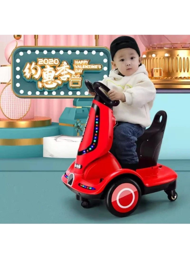 سيارة أطفال كهربائية حديثة ومتطورة بتصميم مبتكر مع ريموت كنترول للأهل وحزام أمان لحماية الصغار، مزودة بإضاءات تفاعلية ملونة وأصوات موسيقية شيقة لتجربة قيادة ممتعة وآمنة تساعد على تنمية مهارات الطفل الحركية وتعزز شعوره بالمرح والاستقلالية داخل المنزل وخارجه - Image 4