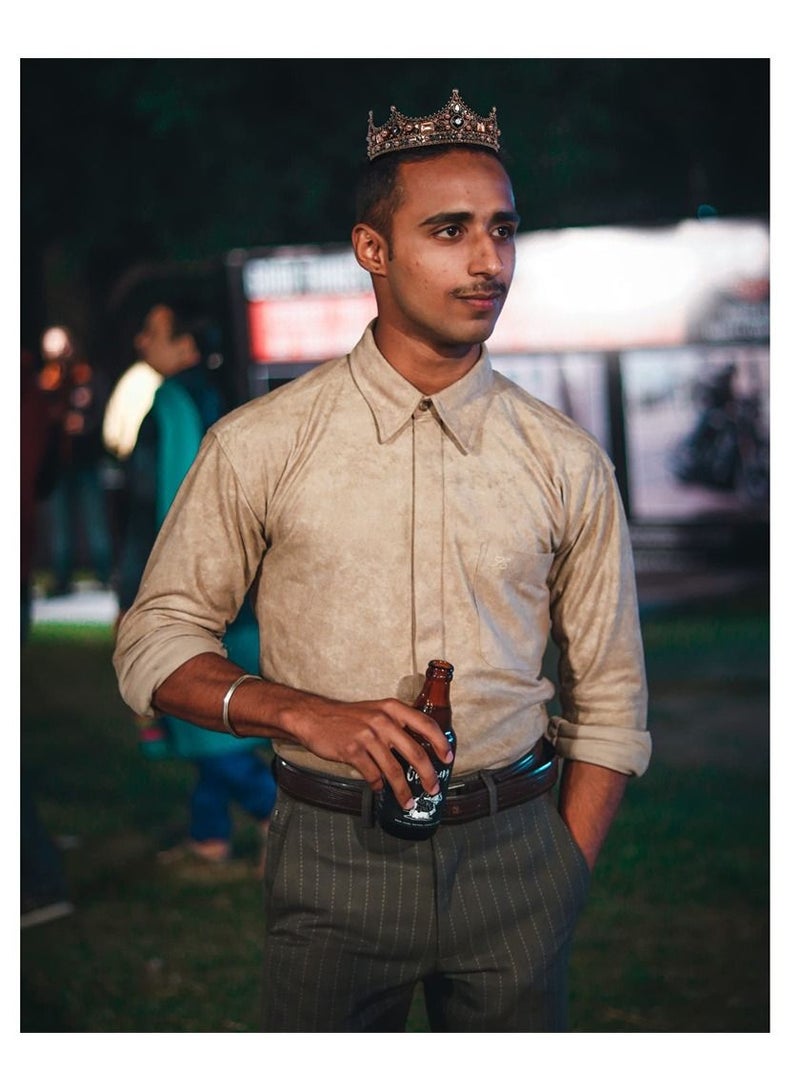 KASTWAVE King Crowns for Men Baroque Vintage Rhinestone Crystal Crown Men's Full Kings Crown for Theater Prom Party Role Play - Image 4