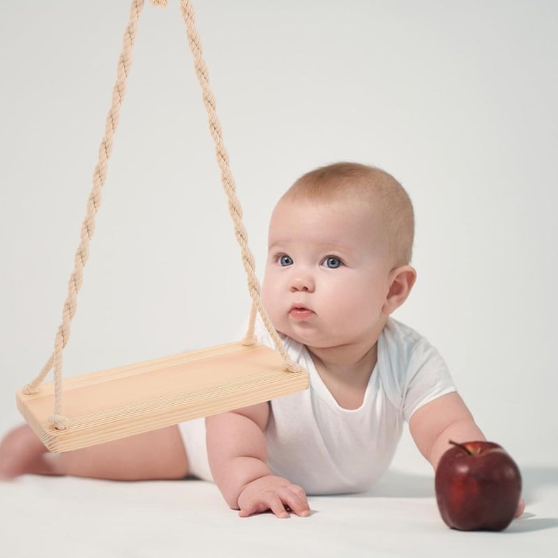 Toyvian Photography Wooden Swing Prop for Photo Shoots Delicate Craftsmanship for Decor for Newborn Pictures Creative Photography - Image 3