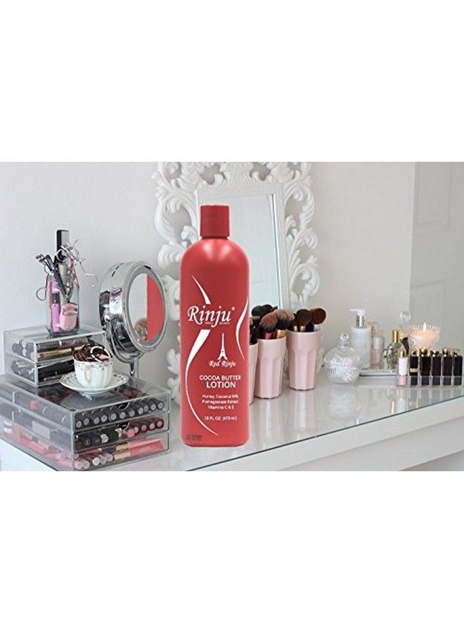 Rinju Original Shea Butter & Rinju Red Cocoa Butter Lotion 16 Oz. (Set Of 3) With A Free Rubee Lotion 2 Oz Bottle - Image 5