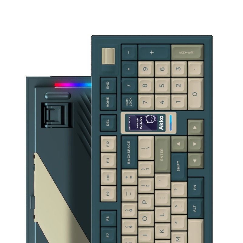Akko 5098b Mechanical Gaming Keyboard, 96 Keys, TFT LCD Screen, RGB Backlit, 8000mAh Fast Charge, BT5.0/2.4G/Type-C - Image 3
