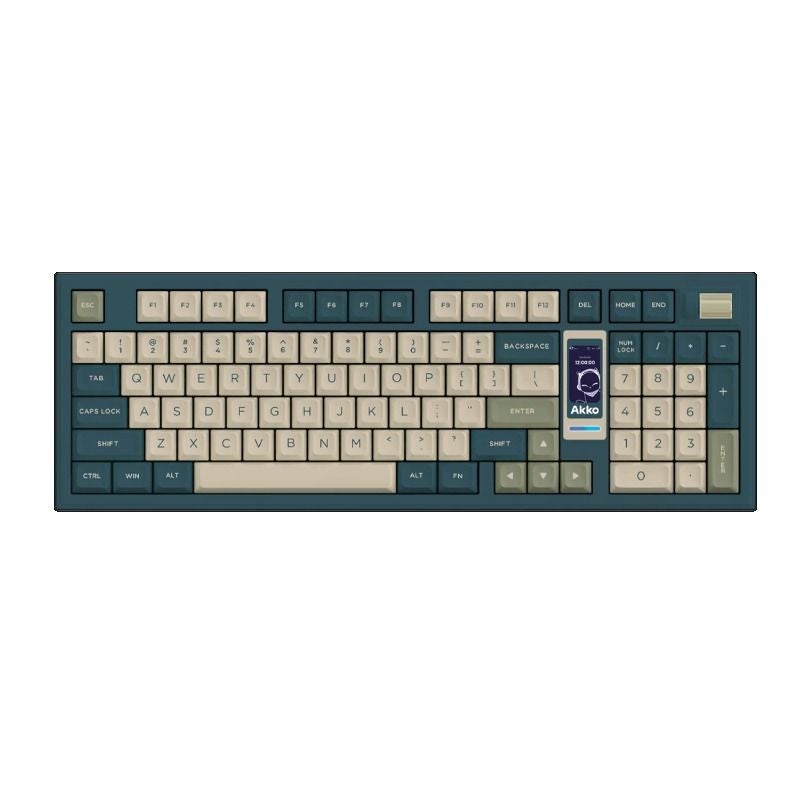 Akko 5098b Mechanical Gaming Keyboard, 96 Keys, TFT LCD Screen, RGB Backlit, 8000mAh Fast Charge, BT5.0/2.4G/Type-C - Image 2