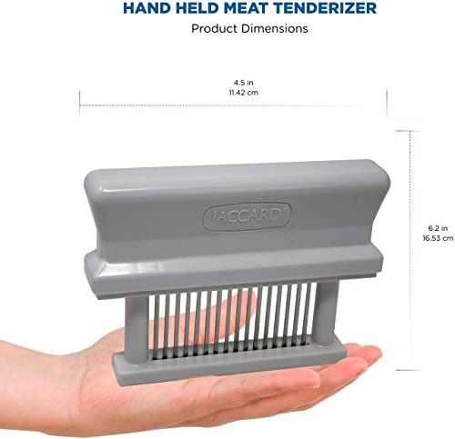 Jaccard 16-Blade Meat Tenderizer, Original Super Mini Meat Tenderizer, ABS Columns, 1.00 x 4.00 x 5.8 Inches, White - Image 2