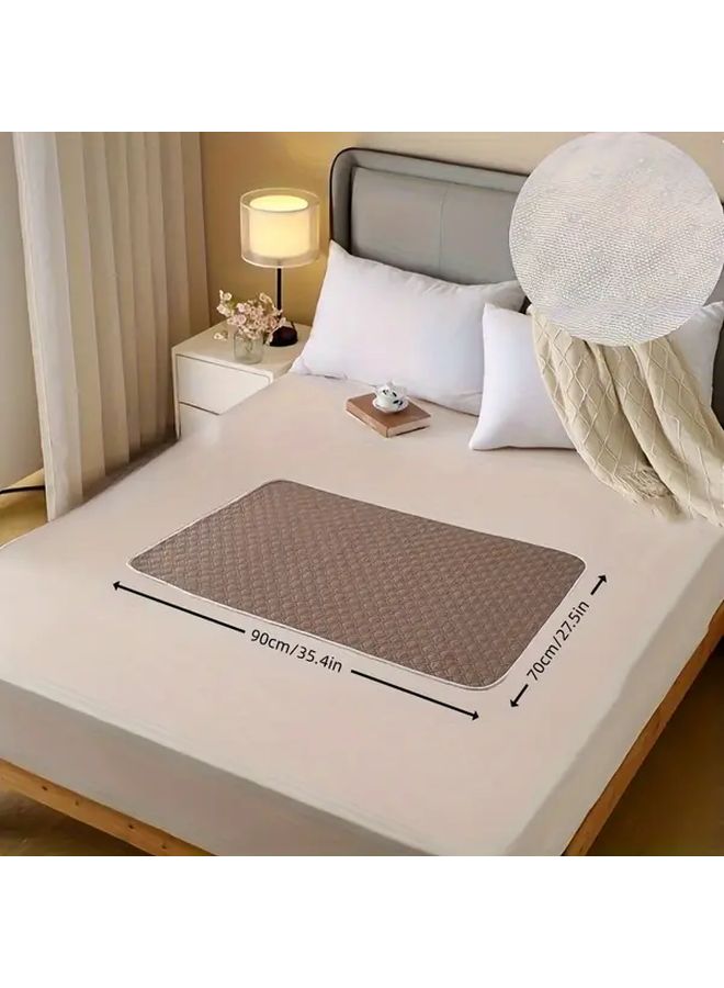 Dark Coffee Extra Large Pet Pad Anti Side Leakage Soft Skin Friendly Breathable - Image 3