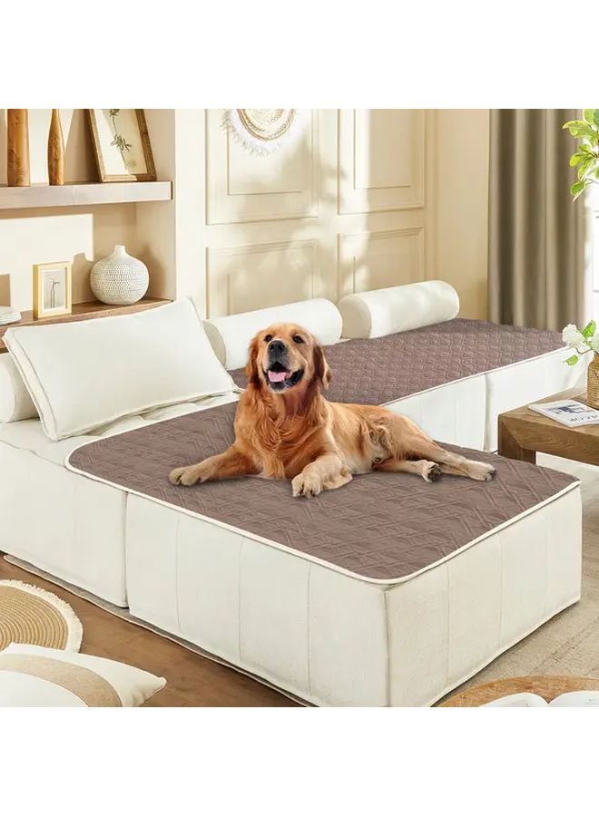 Dark Coffee Extra Large Pet Pad Anti Side Leakage Soft Skin Friendly Breathable - Image 4