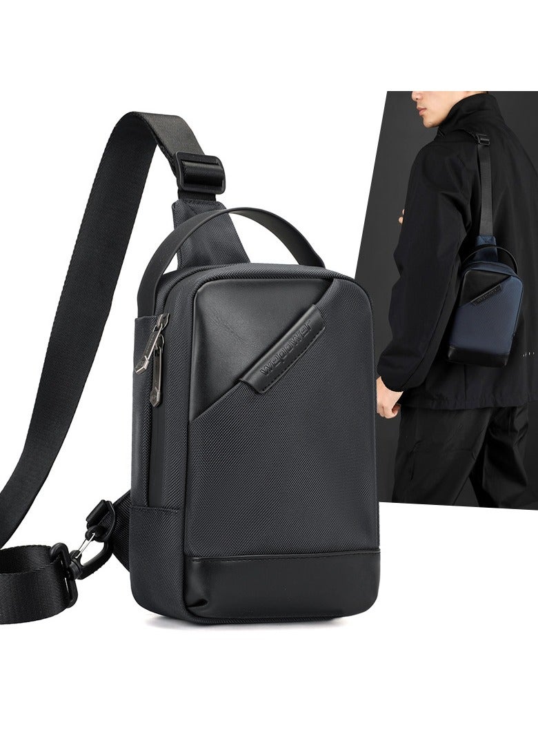 Business Chest Crossbody Bag, One Shoulder Sling Bag with Tablet Compartment - Image 2