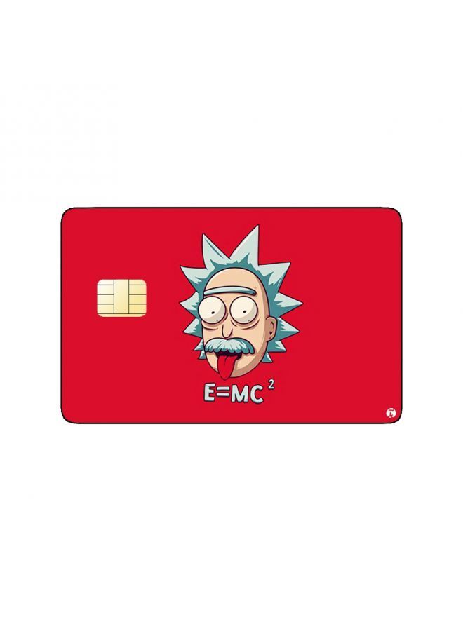 RKN PRINTED BANK CARD STICKER Animation Rick From Rick And Morty Sitcom - Image 2