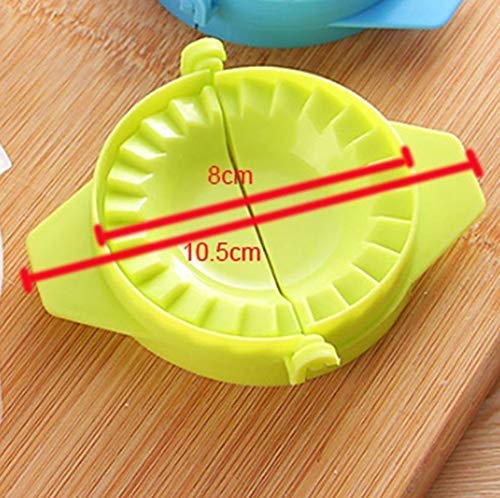 DiBha Plastic Gujiya Maker Mould/Mold/ Sancha for Festivals (Set of 2, Blue) - Image 2